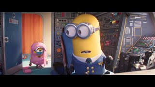 Haha, No. No haha. Minions Plane - Minions The Rise Of Gru