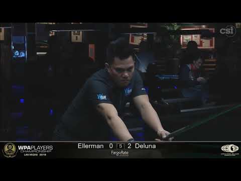 Jeffrey De Luna vs Mitch Ellerman | 2019 WPA Players Championship