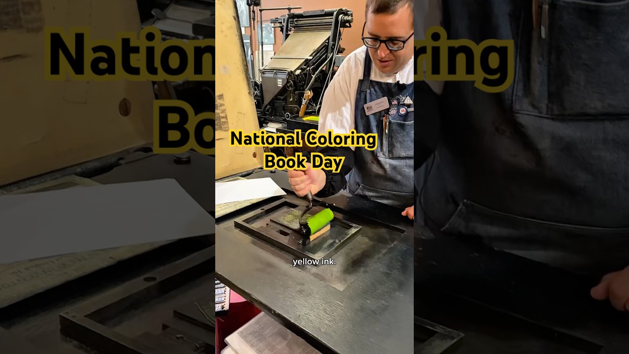 Printing a coloring page for National Coloring Book Day (August 2)