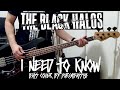 The Black Halos - I need to Know (Bass Cover + Lyrics) 4K