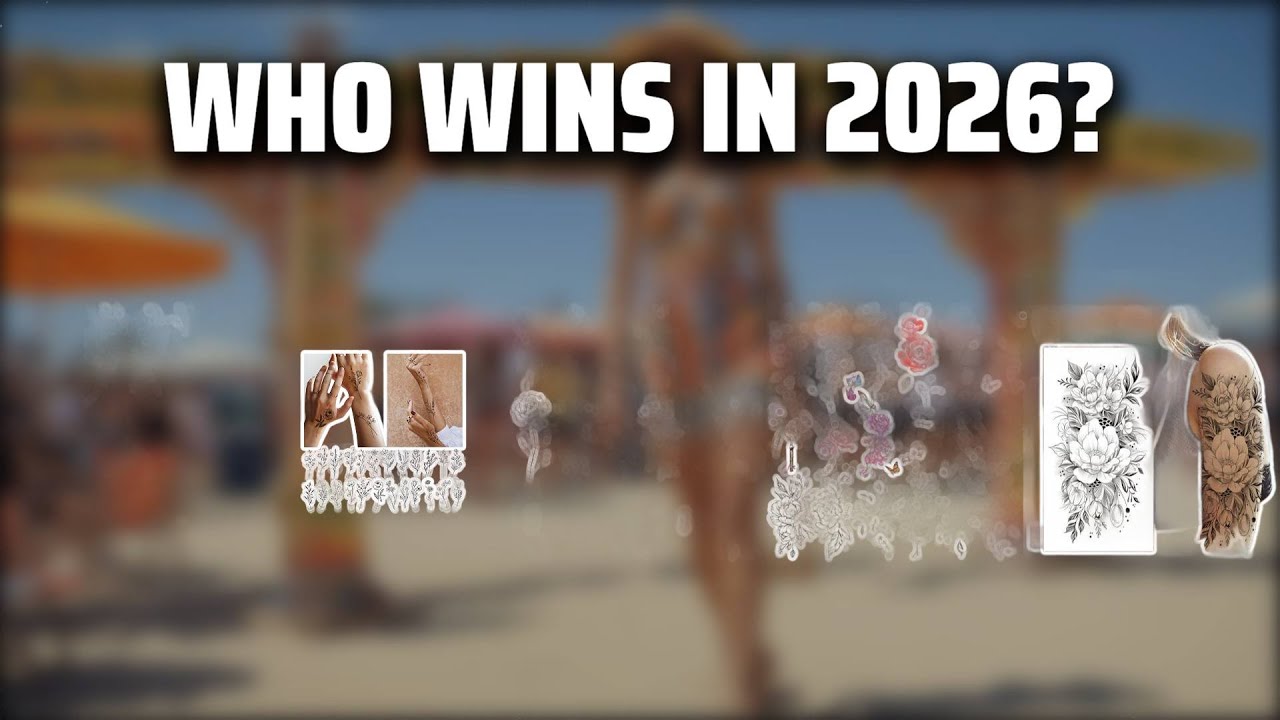 The Top 5 Best Floral Temporary Tattoos in 2026 - Must Watch Before Buying!