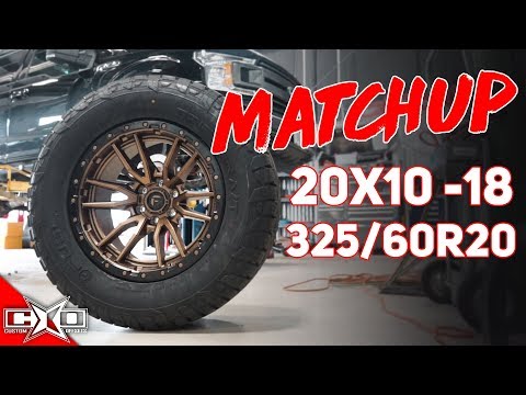 Custom Offsets Matchup: 325/60R20 on a 20x10