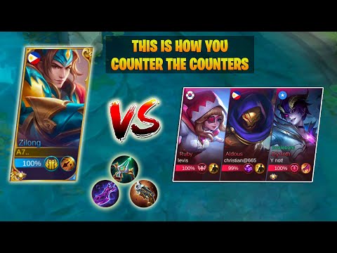 ZILONG USERS! THIS IS HOW YOU COUNTER YOUR COUNTERS! 🔥 | ZILONG VS 3 FIGHTERS | DECKARD MLBB