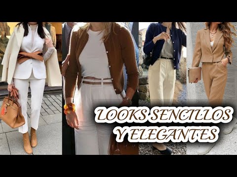 OUTFITS SENCILLOS para VESTIR BIEN a DIARIO / CONJUNTOS y COMBINACIONES de ROPA SENCILLA y FINA