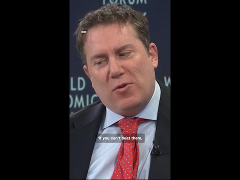 Newsom brings Trump knee pads to Davos