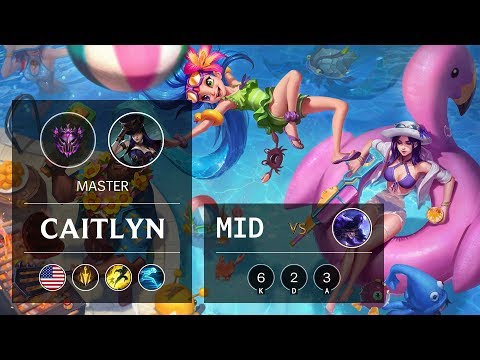 Caitlyn Mid vs Ryze - NA Master Patch 9.24