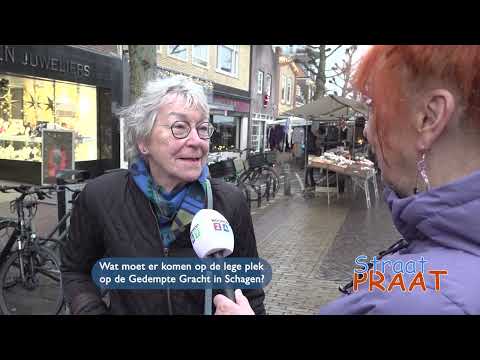 Straatpraat - Wat moet er komen op de lege plek op de Gedempte Gracht in Schagen
