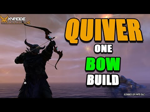 ESO - QUIVER - ONE BOW, ONE BAR, Warden build!