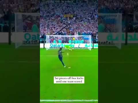 The World Cup should do this instead of a penalty shootout! #shorts #worldcup #argentina #france