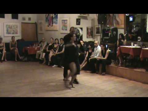 Guillermina Quiroga and Junior Cervilla are dancing to a nontraditional song