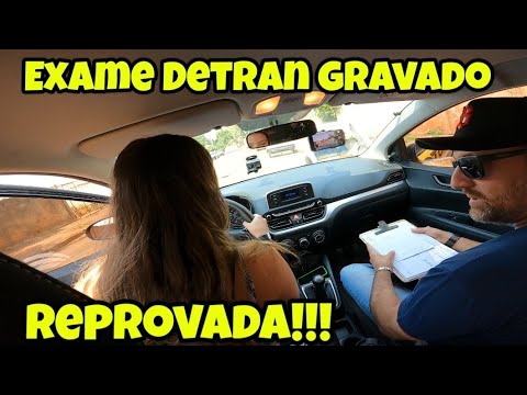 DETRAN PRACTICAL EXAM RECORDED, SHE DIDN'T EXPECT TO FAIL!!! SEE ABSENCES - #DRIVING SCHOOL #CNH