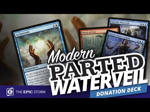 Parted Waterveil combo! As Foretold & Narset alongside Wheel of Fate | Modern League - 08/13/21