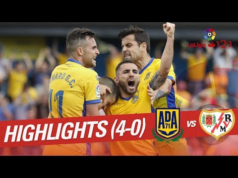 Highlights AD Alcorcón vs Rayo Vallecano (4-0)