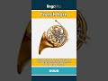French horn - a shiny brass musical... video thumbnail