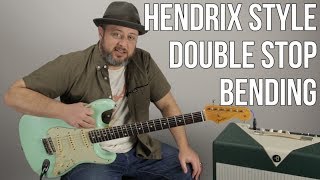 How to Play Jimi Hendrix Style Double Stops on Guitar - Lead Guitar Lesson
