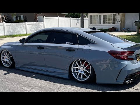 Part 3 airlift suspension (adjustments)on 2021 #hondaaccord sport #10thgenaccord #airlift #bagriders
