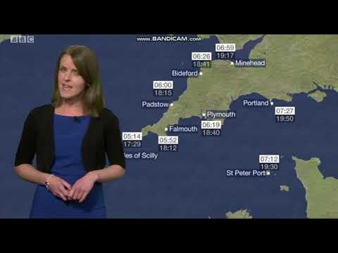Alex Osbourne BBC South West News weather March 7th 2019 - 60 FPS