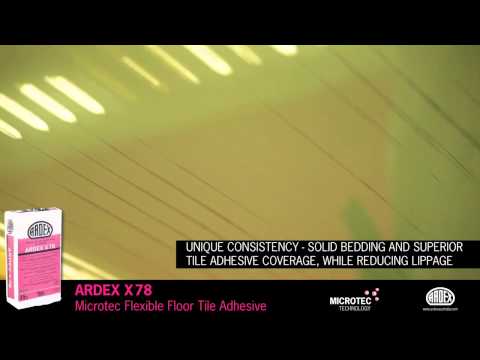 ARDEX X 78 - Microtec Flexible Floor Tile Adhesive for Large Format Floor Tiles
