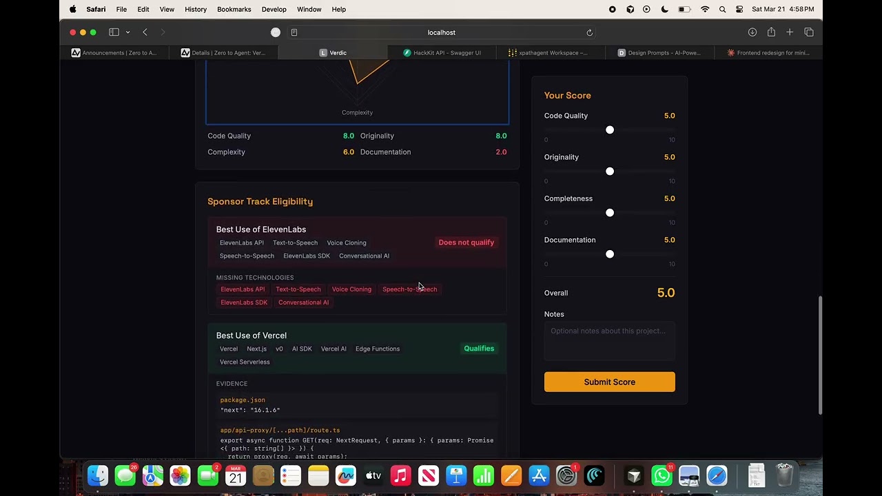 Verdic project preview