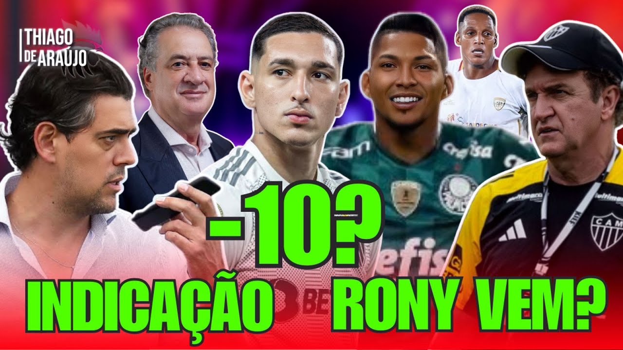 🎯 RONY AGORA VEM?❌ DÉCIMA SAÍDA NO GALO!😮 MISTÉRIO REVELADO!⚠️ INDICOU AO ATLÉTICO!