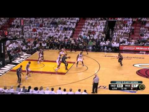 David West Scores on LeBron James