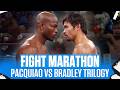 Every Fight From The Manny Pacquiao Vs Tim Bradley Trilogy FIGHT MARATHON