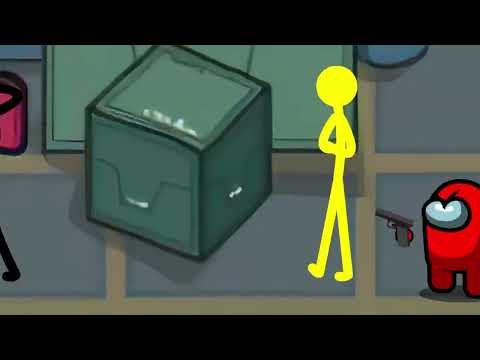 Stickman VS Among Us Buff Impostor   AVM Shorts Animation Part 07