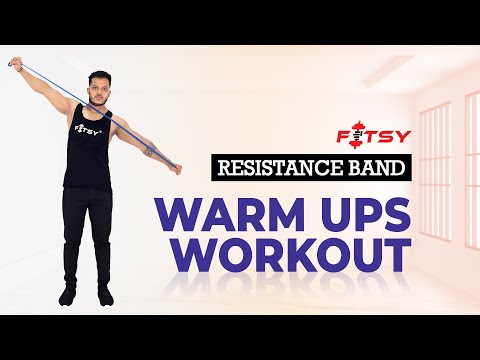 FITSY Resistance Band Warm Up Exercise | FITSY Resistance Warm Up & Light Exercise Loop Band