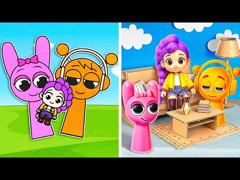 Rumi Is Now In Sprunki Family 🥰💜 *Smart And Useful Gadgets And Hacks For New Families*