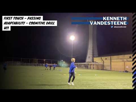First touch // passing // adaptability // cognitive drill // Club Brugge U11