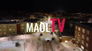 Snörik rondell med trafik