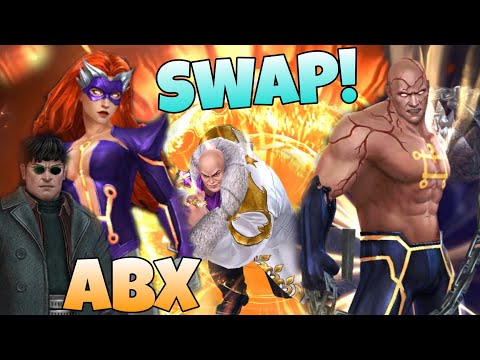 SWAP is META..!! 4 DIFFERENT TEAMS COMPARED // COMBAT VILLAIN ABX // PARALYZE // MARVEL FUTURE FIGHT