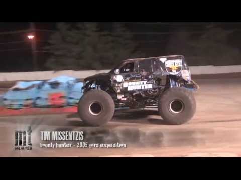 TMB TV: Monster Trucks Unlimited Moment - Bounty Hunter CRAZY slap wheelie!