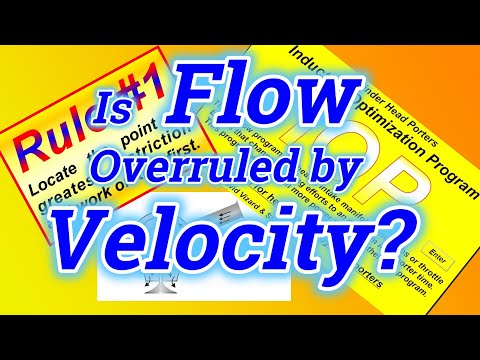 Which to prioritize - PORT FLOW or  PORT VELOCITY?