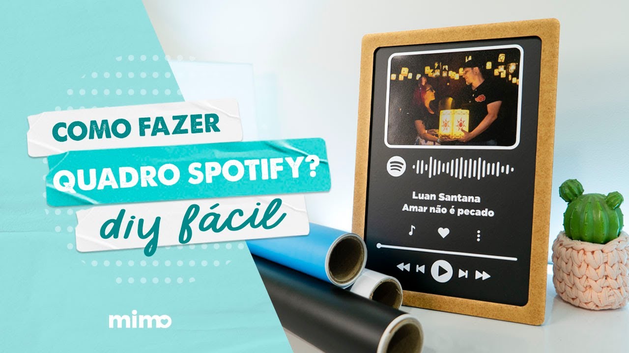 Como Fazer Quadro Spotify? DIY Fácil