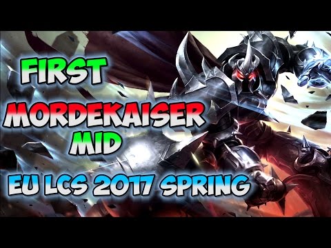 First Mordekaiser pick in EU LCS 2017 Spring Sencux Mid SPY vs VIT