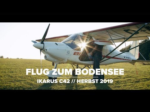 Flug zum Bodensee - Ikarus C42 // Herbst 2019