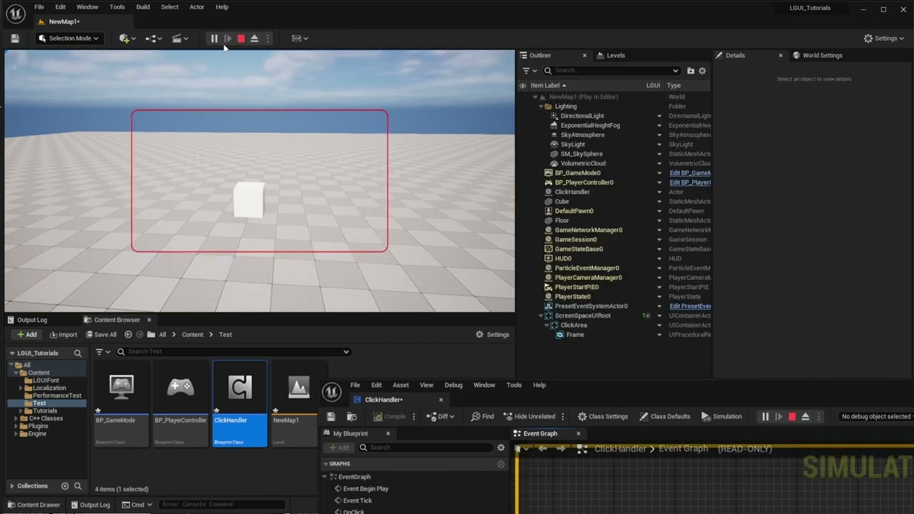 LGUI - Interact 3D object through UI