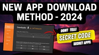 New App Download Method - Firestick UPDATE March 2024