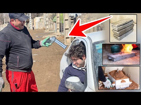 How to make a gun by melting metals | Casting Metal