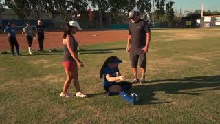 Sliding Drill - Girls Fastpitch Softball