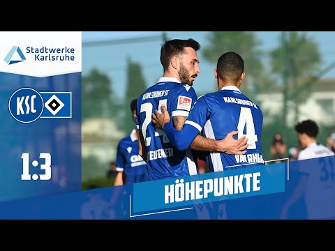 Testspiel Höhepunkte KSC - HSV