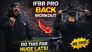 IFBB PRO explains Full Back Workout 