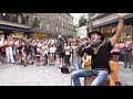 Bella Ciao Street Acoustic Cover 2022 Crowd Singing