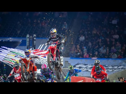 AMAスーパークロスRd5 ヒューストン（NRGスタジアム）250SXハイライト動画