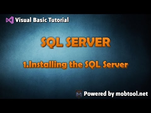 Visual Basic Database 1 Installing The Sql Server