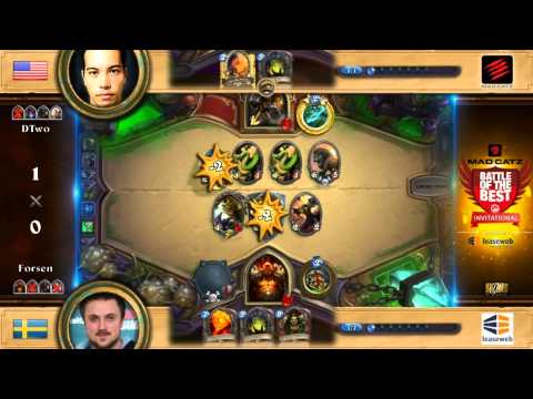 Battle of The Best Invitational Hearthstone - Grand Finals - Forsen vs DTwo