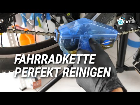 Fahrradkette richtig reinigen mit Park Tool Cyclone und Sonax Bike Reiniger