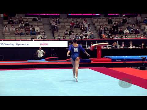 ZWICKER Christina (CRO) - 2021 Artistic Worlds, Kitakyushu (JPN) - Qualifications Floor Exercise