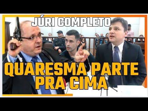 🔴TRIBUNAL DO JÚRI: QUARESMA ARROCHA DELEGADA ÍNTEGRA DO JÚRI